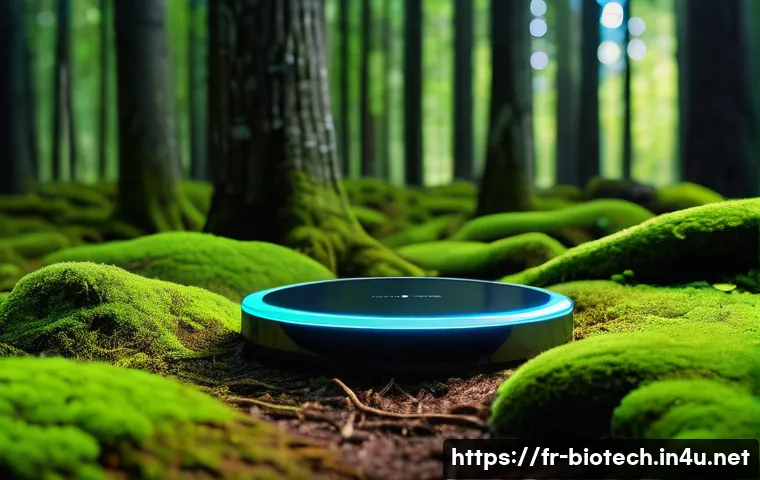 바이오 전지 - **Prompt 1: Nature's Embrace - Powering Tomorrow's Tech**
    A wide shot of a serene, lush, vibrant...